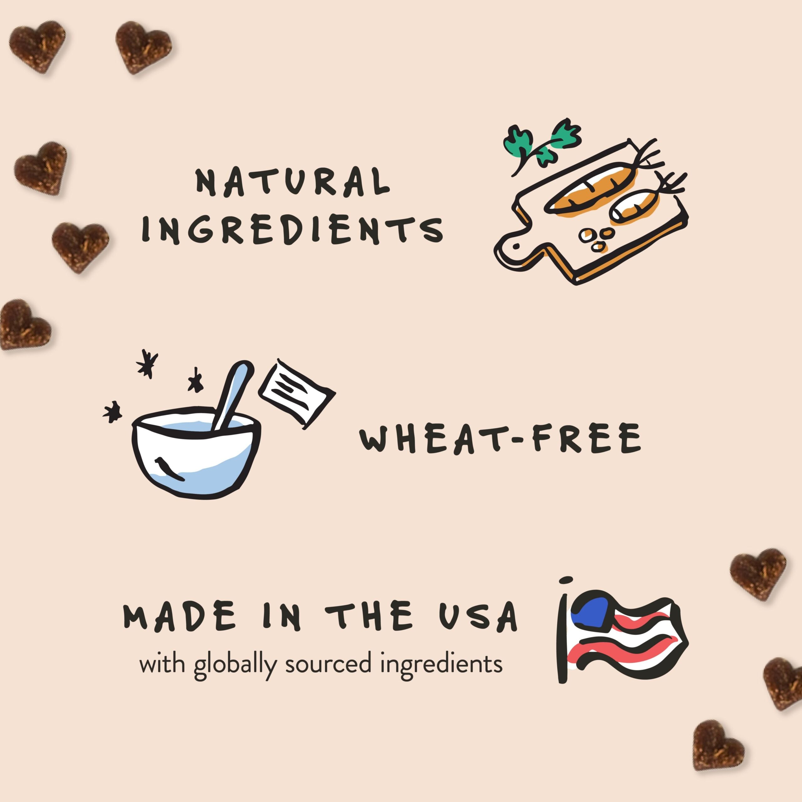 Bac ‘n Nutty PB & Bacon Training Bites Dog Treats