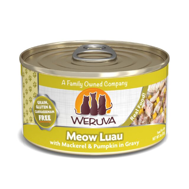 Meow Luau with Mackerel & Pumpkin Grain-Free Canned Cat Food