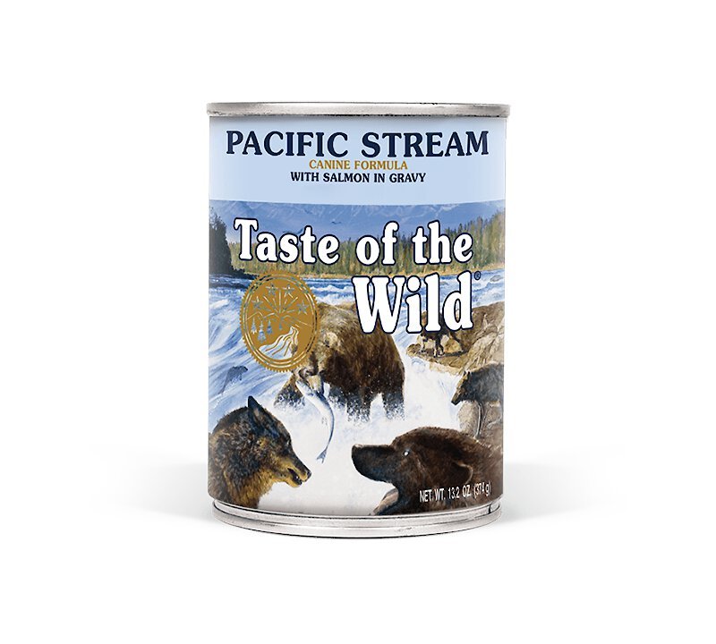 Pacific Stream Canine Recipe with Salmon in Gravy Canned Dog Food