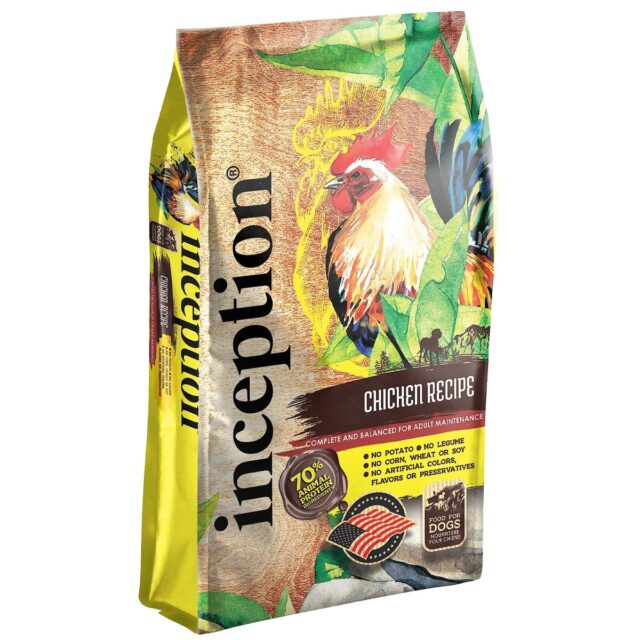 Inception® Dry Dog Food Chicken Recipe – Complete and Balanced Dog Food – Meat First Legume Free Dry Dog Food – Bag