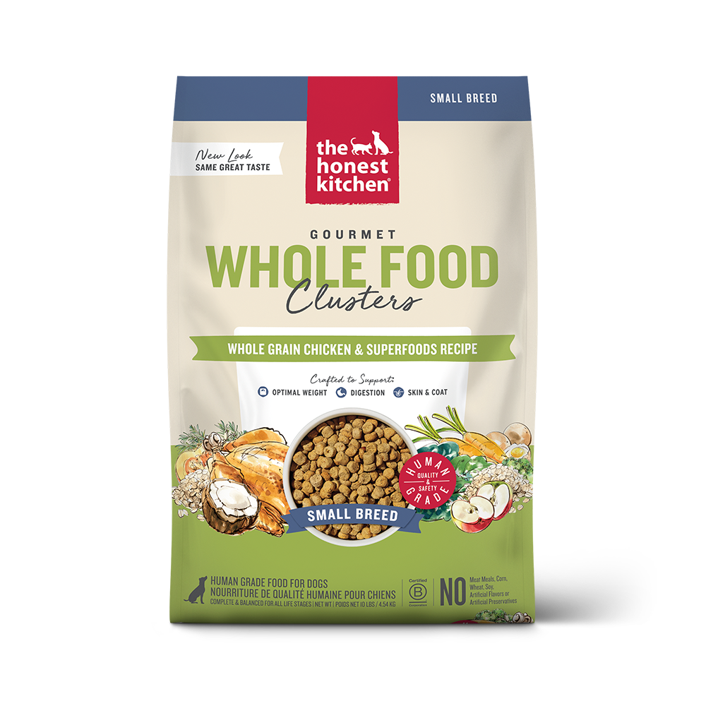 The Honest Kitchen Whole Food Clusters Whole Grain Chicken Dry Dog Food for Small Breeds