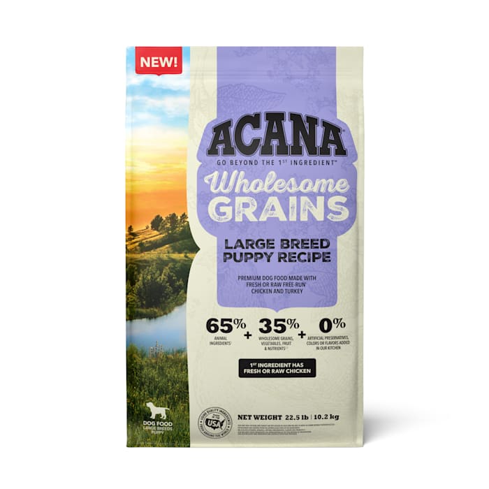 ACANA Wholesome Grains Large Breed Puppy Recipe Dry Dog Food