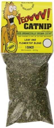 Yeowww! Catnip 100% Organically Grown Cat Treat 1 Oz