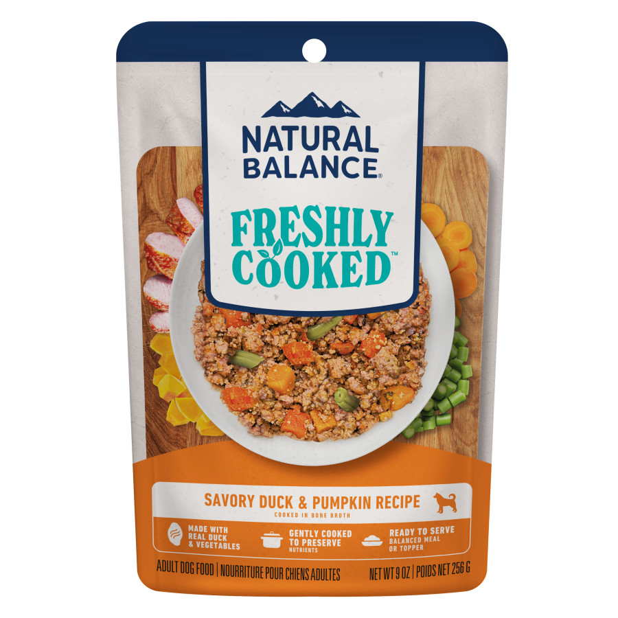 Natural Balance Freshly Cooked Duck & Pumpkin Recipe 12ct/9oz