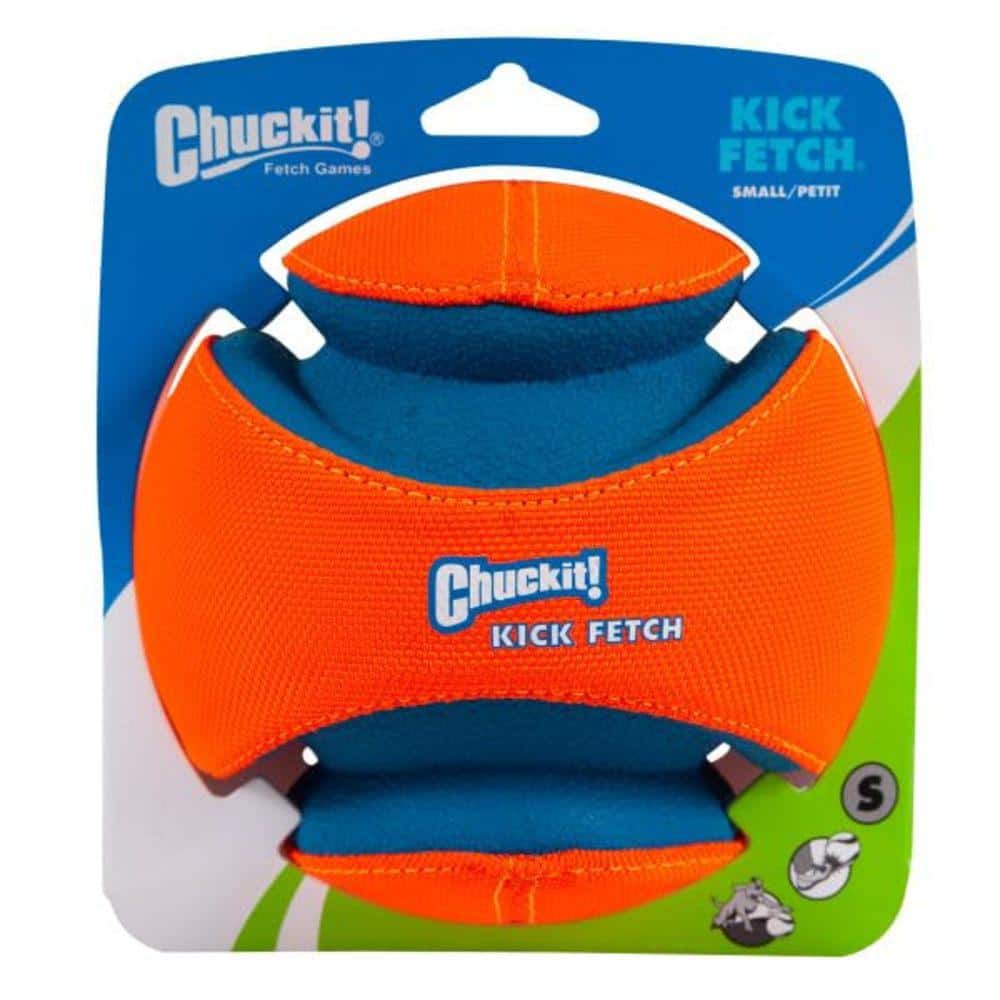 Chuckit! Kick Fetch Canvas Dog Ball Small (5.5 ) for Small Dogs and Puppies Orange Pack of 1