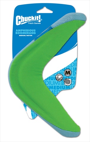 Chuckit! Amphibious Boomerang Fetch Dog Toy Medium Assorted Pack of 1