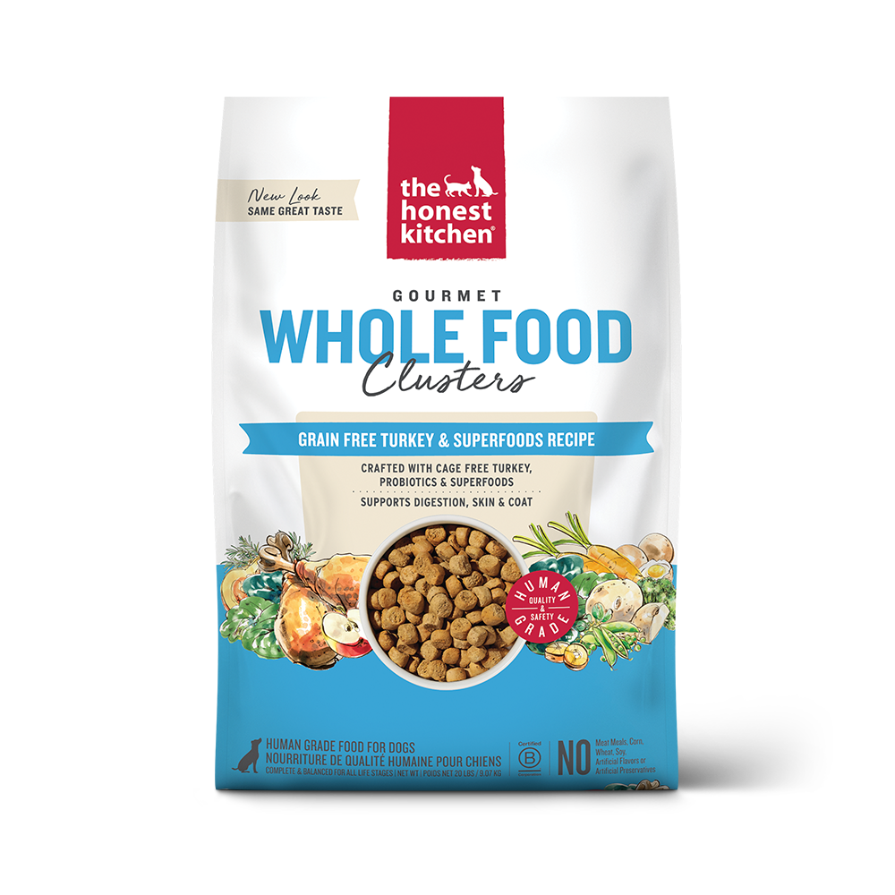 The Honest Kitchen Whole Food Clusters Grain Free Turkey Dry Dog Food