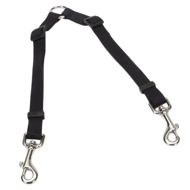 Coastal 2-Dog Coupler Blue 36"