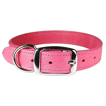 OmniPet Luxe LEA Collar PNK 14"