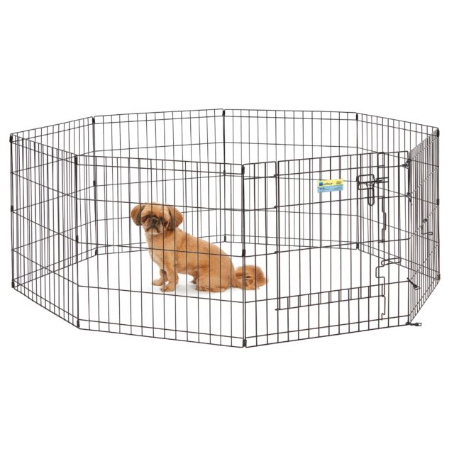 Exercise Pen Black 24x24