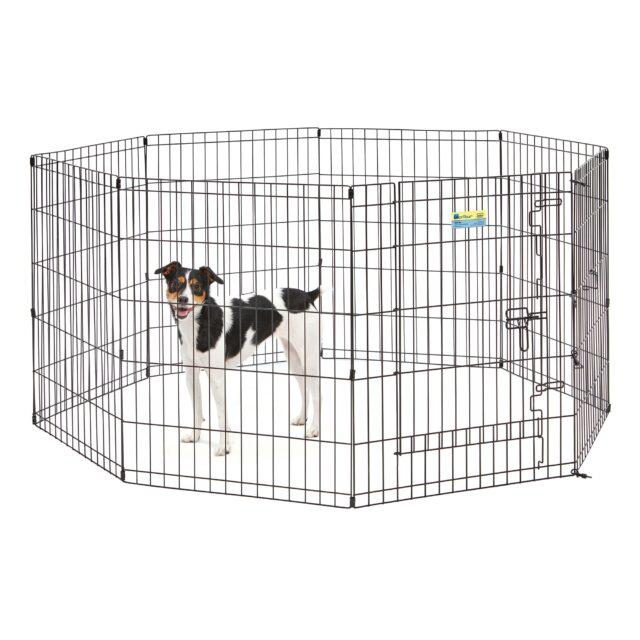 Exercise Pen Black 30"x24"