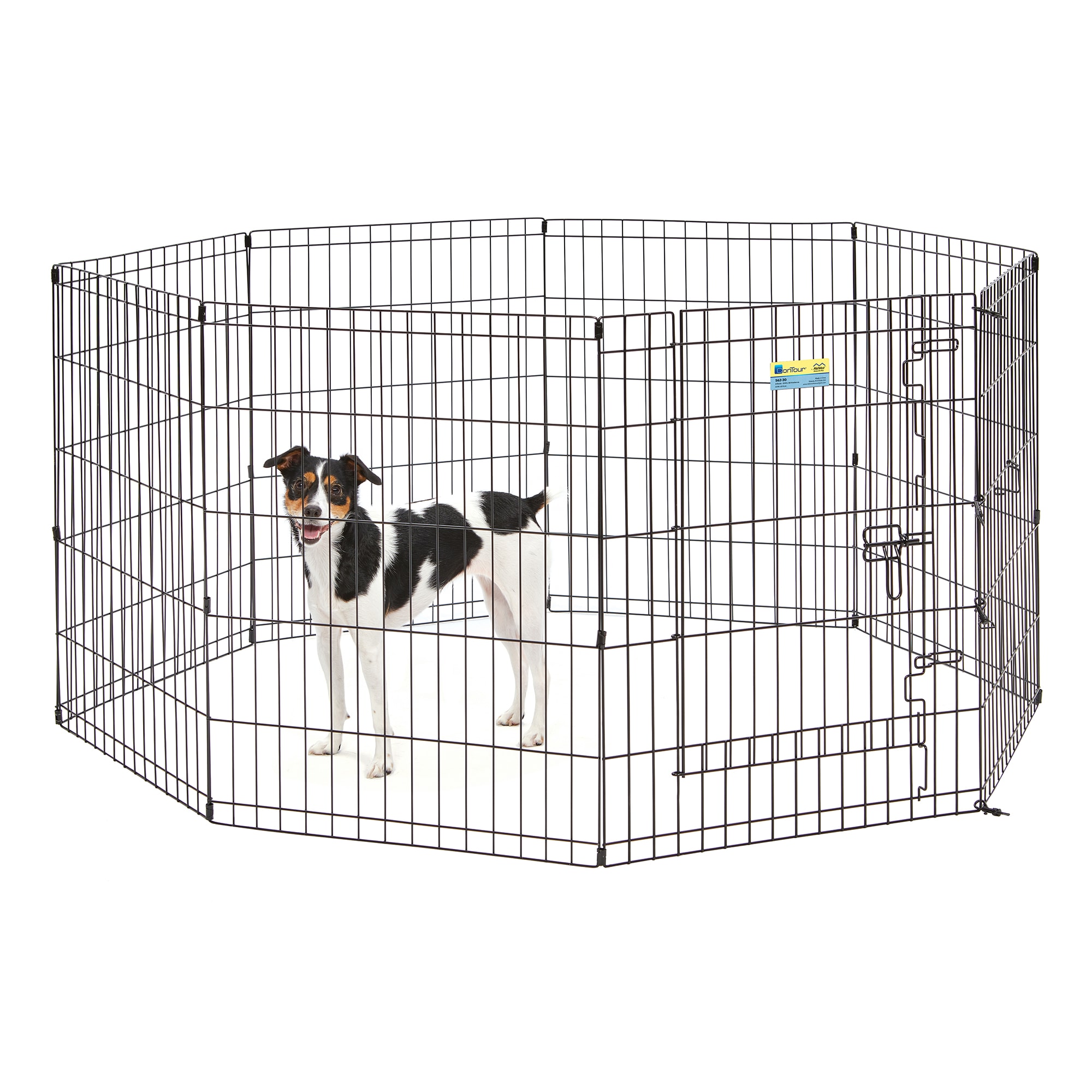 Exercise Pen Black 30"x24"