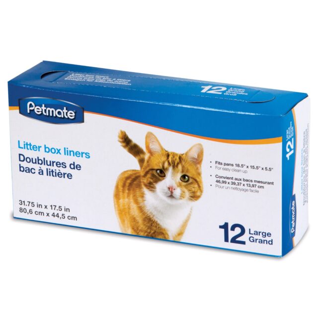 Petmate Litter Box Liner LG 12ct