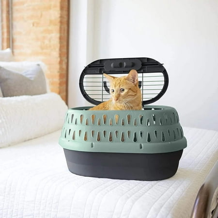 PM Top Load Cat Kennel GRN 19"