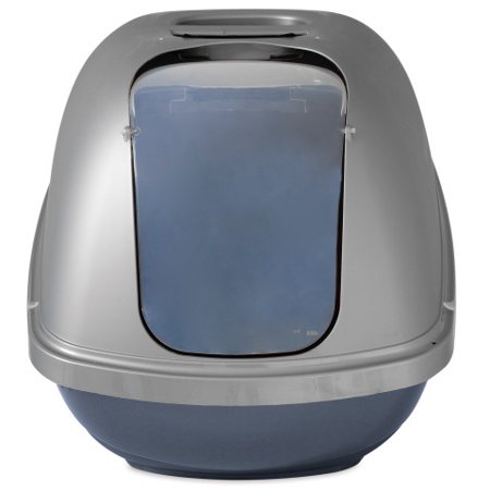 PM Hooded Litter Pan Gray Jumbo