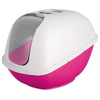 PM Hooded Litter Pan Pink LG