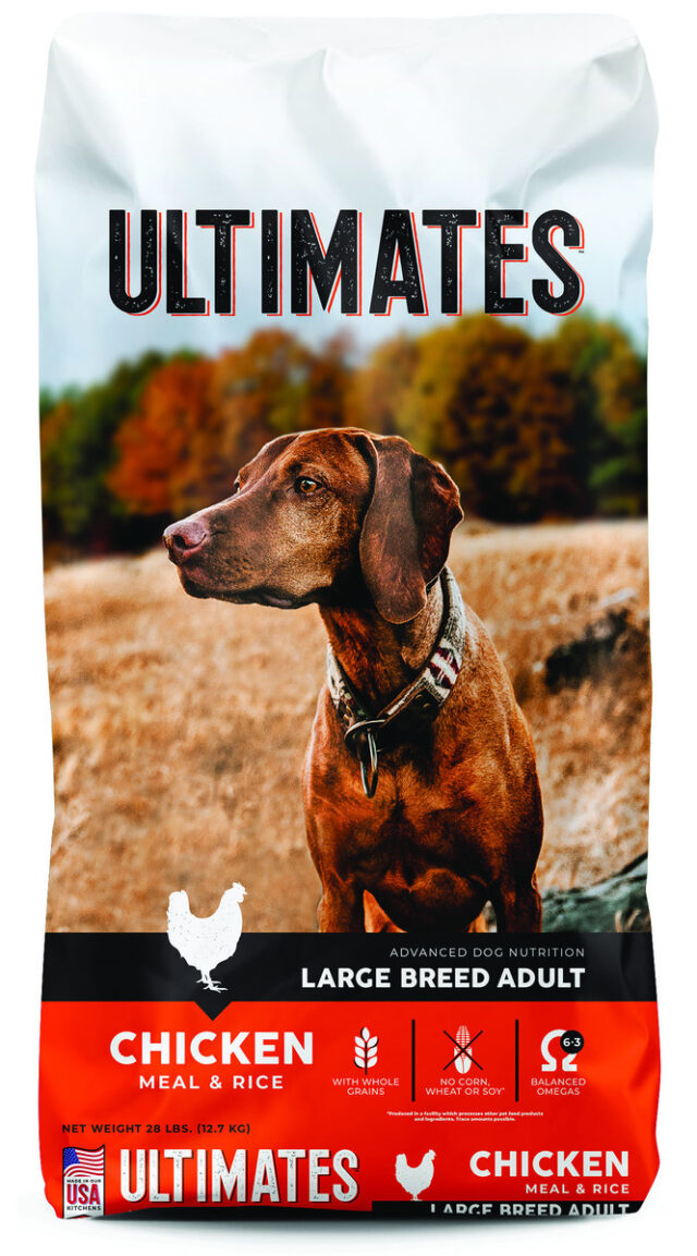 Ultimates Large Breed Adult Chicken & Rice 28lbs