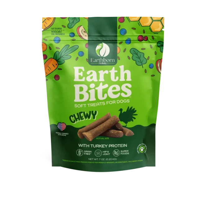 Earthborn Ebites Chewy Turkey7oz