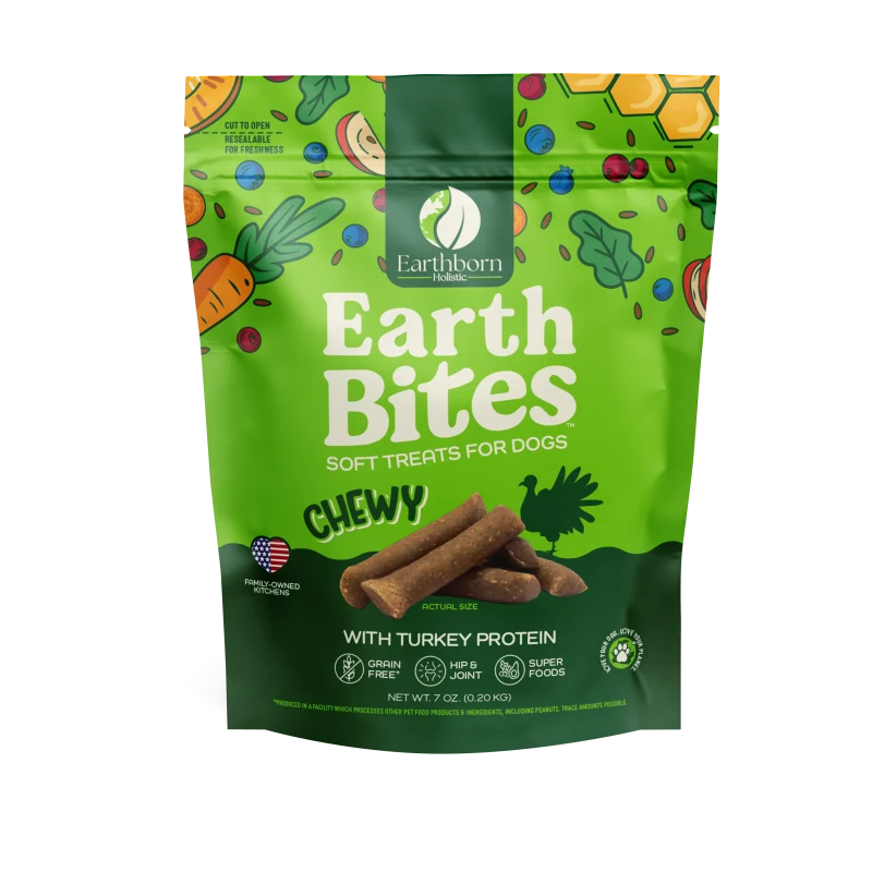 Earthborn Ebites Chewy Turkey7oz