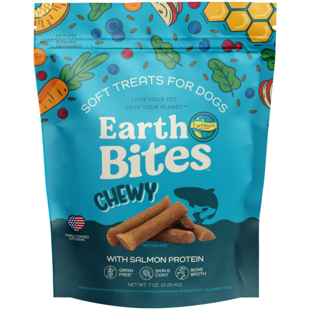 Earthborn Ebites Chewy Salmn 7oz