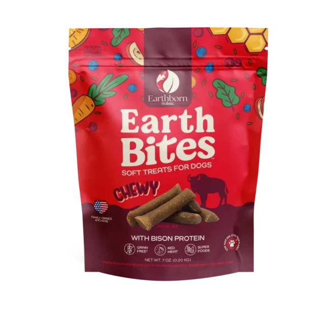 Earthborn Ebites Chewy Bison 7oz