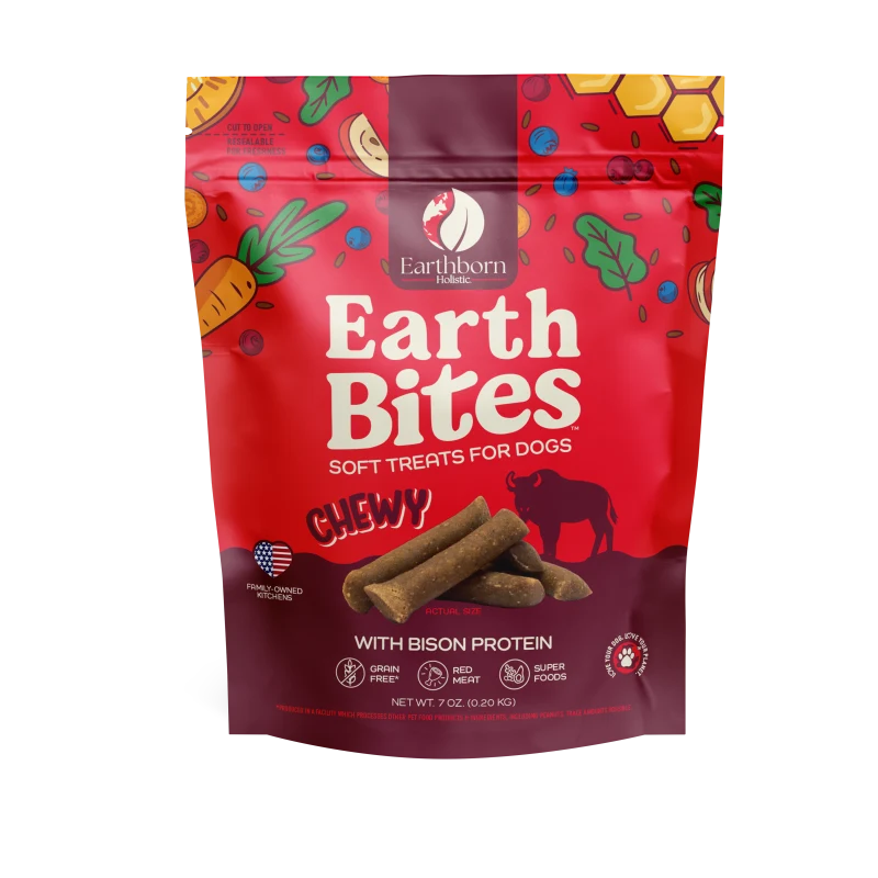 Earthborn Ebites Chewy Bison 7oz