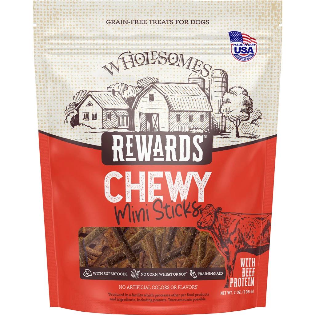 Wholesomes Chewy Sticks Beef 7oz