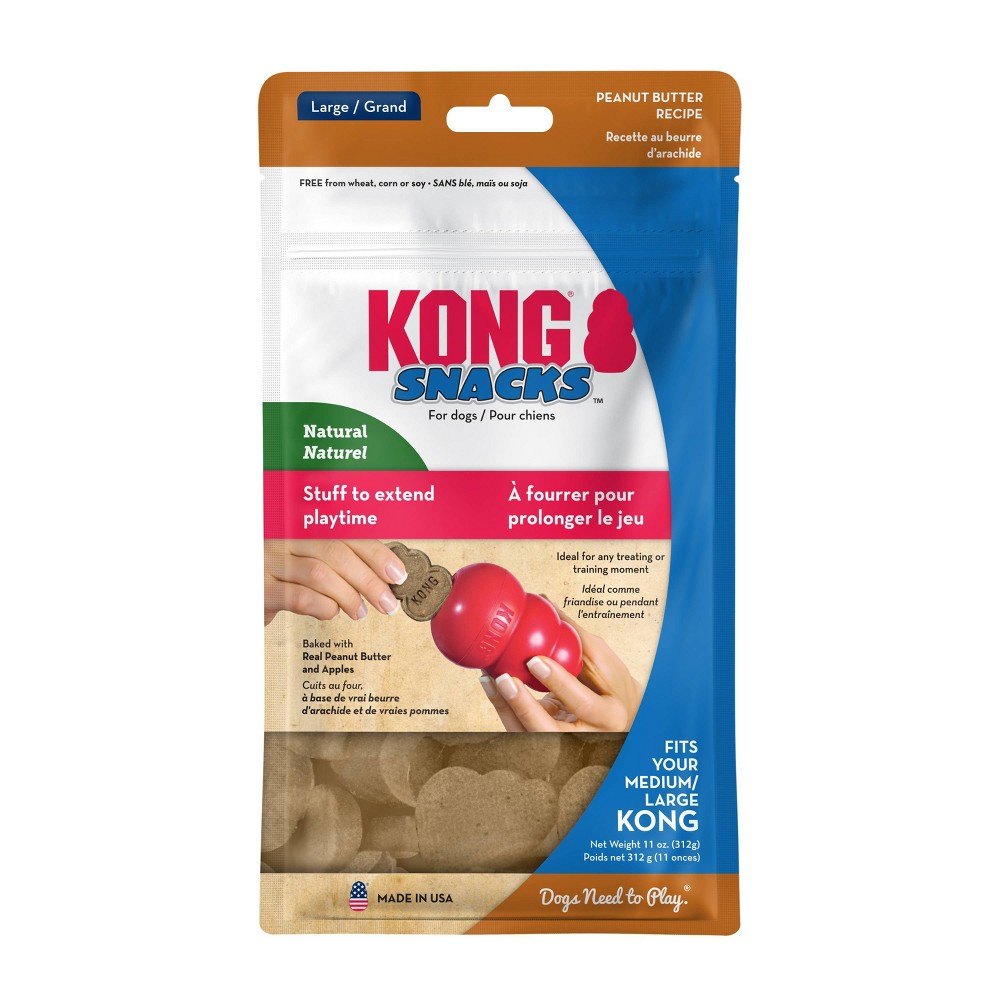 Kong Snacks PB LG 11oz