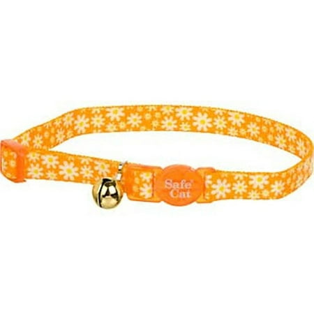 SafeCat Fashion Collar ORG Daisy