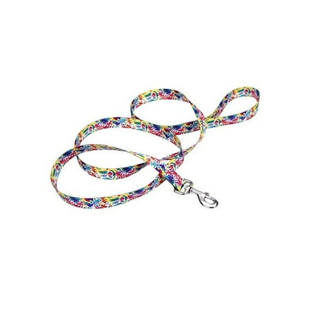 Styles Leash Purple Paws 6'x3/4"