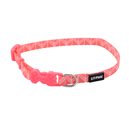 Lil Pals Collar Pink Tribal SM