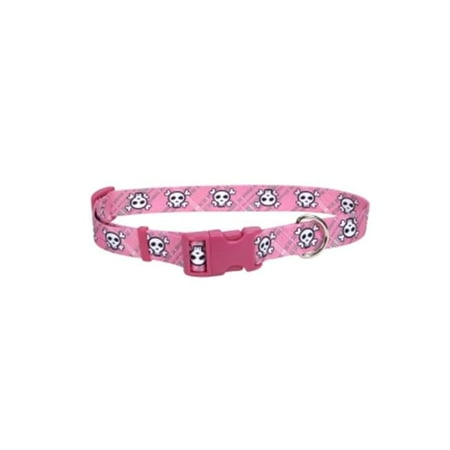 Pink Skull Collar Lg