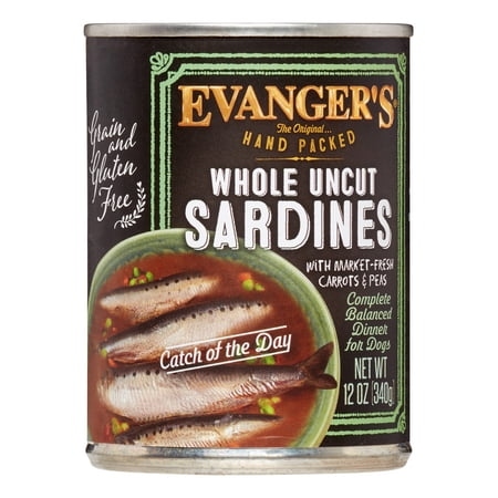 Evanger's Hand Packed Whole Uncut Sardines 12oz