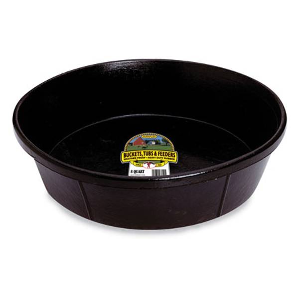 LittleGiant Black Rubber Pan 8Qt