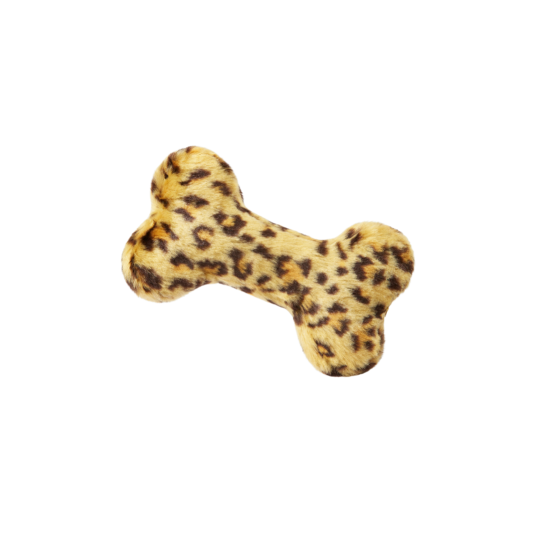Fluff&Tuff Leopard Bone 7.5"
