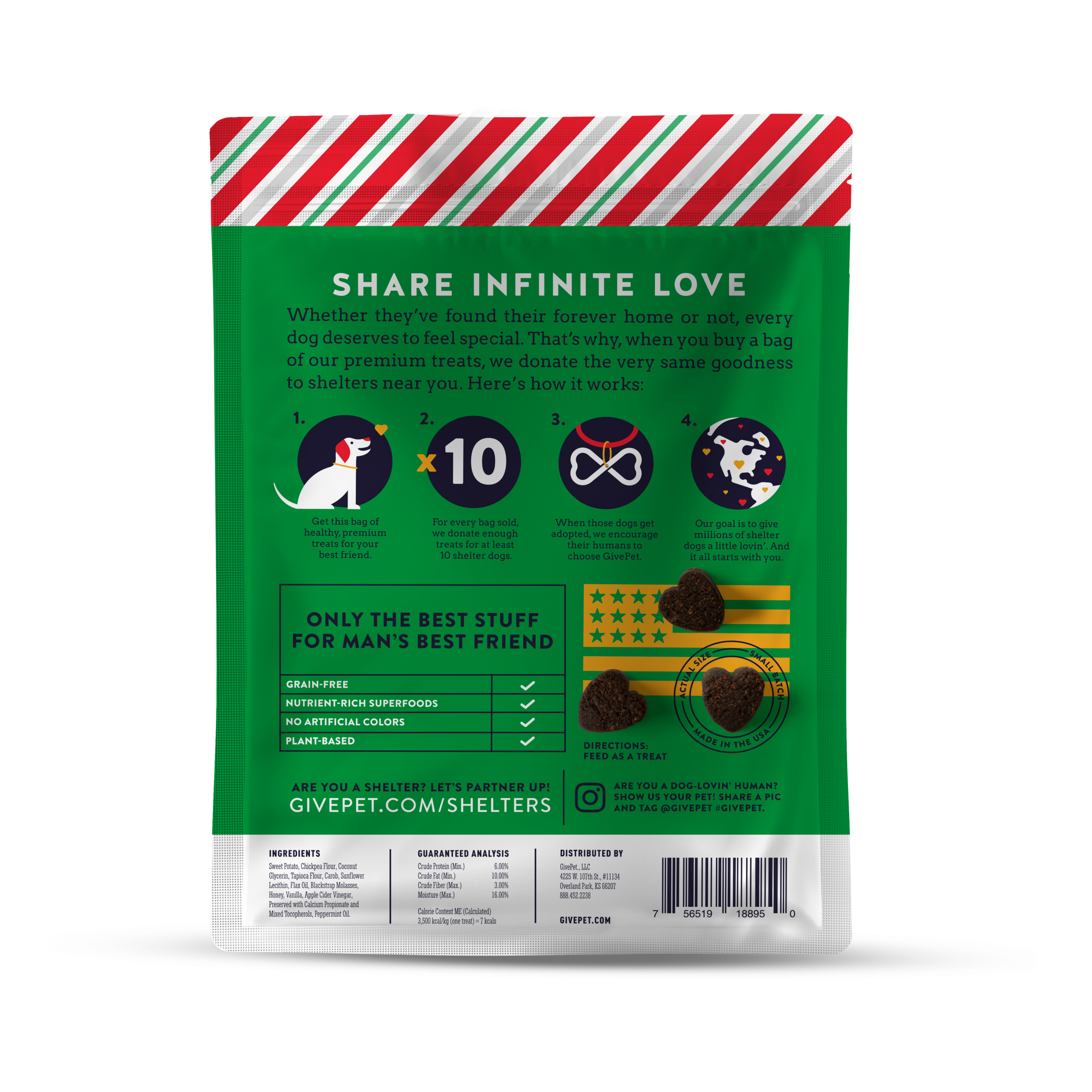 GivePet Peppermint Bark 6oz - Image 2