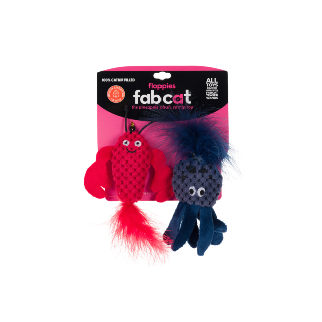 FabCat Floppy LobsterOctopus 2pk