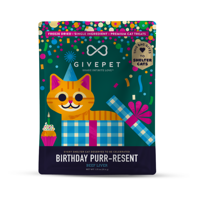 GivePet Bday Purr-resent 1.25oz