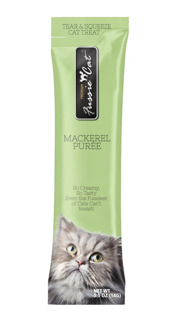 Fussie Cat Mackerel Puree 4ct
