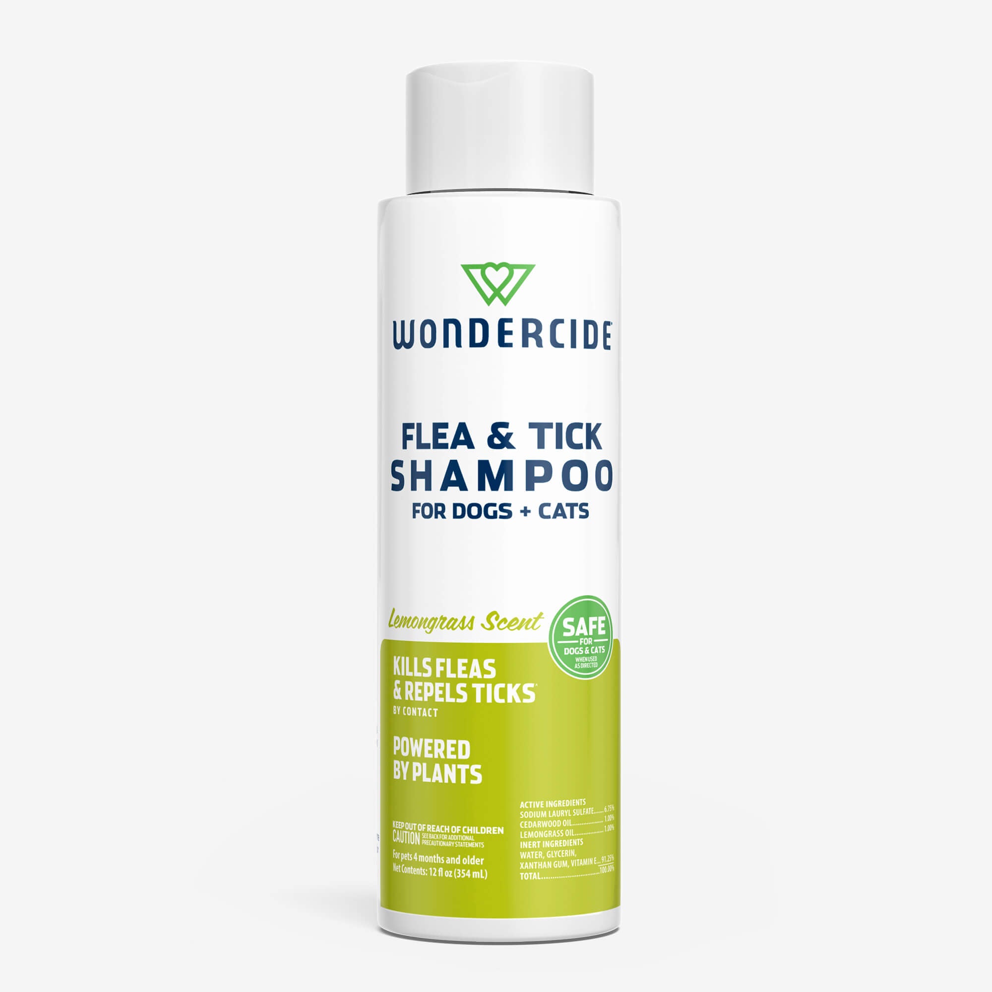 Wondercide F+T Shamp Lemon 12oz