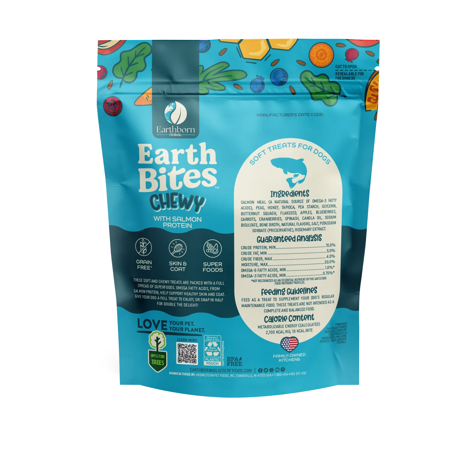 Earthborn Ebites Chewy Salmn 7oz - Image 2