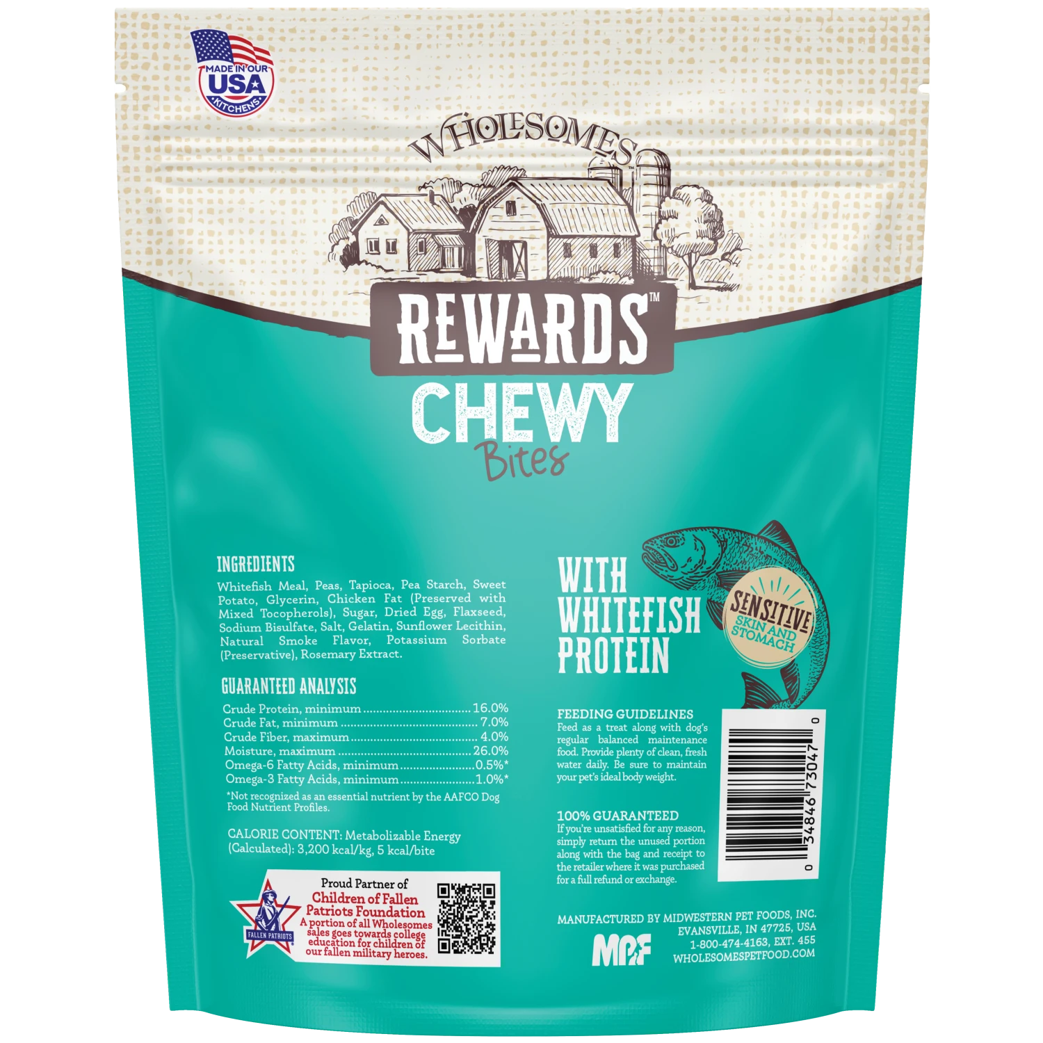 Wholesomes Chewy Bites WFish 7oz - Image 2