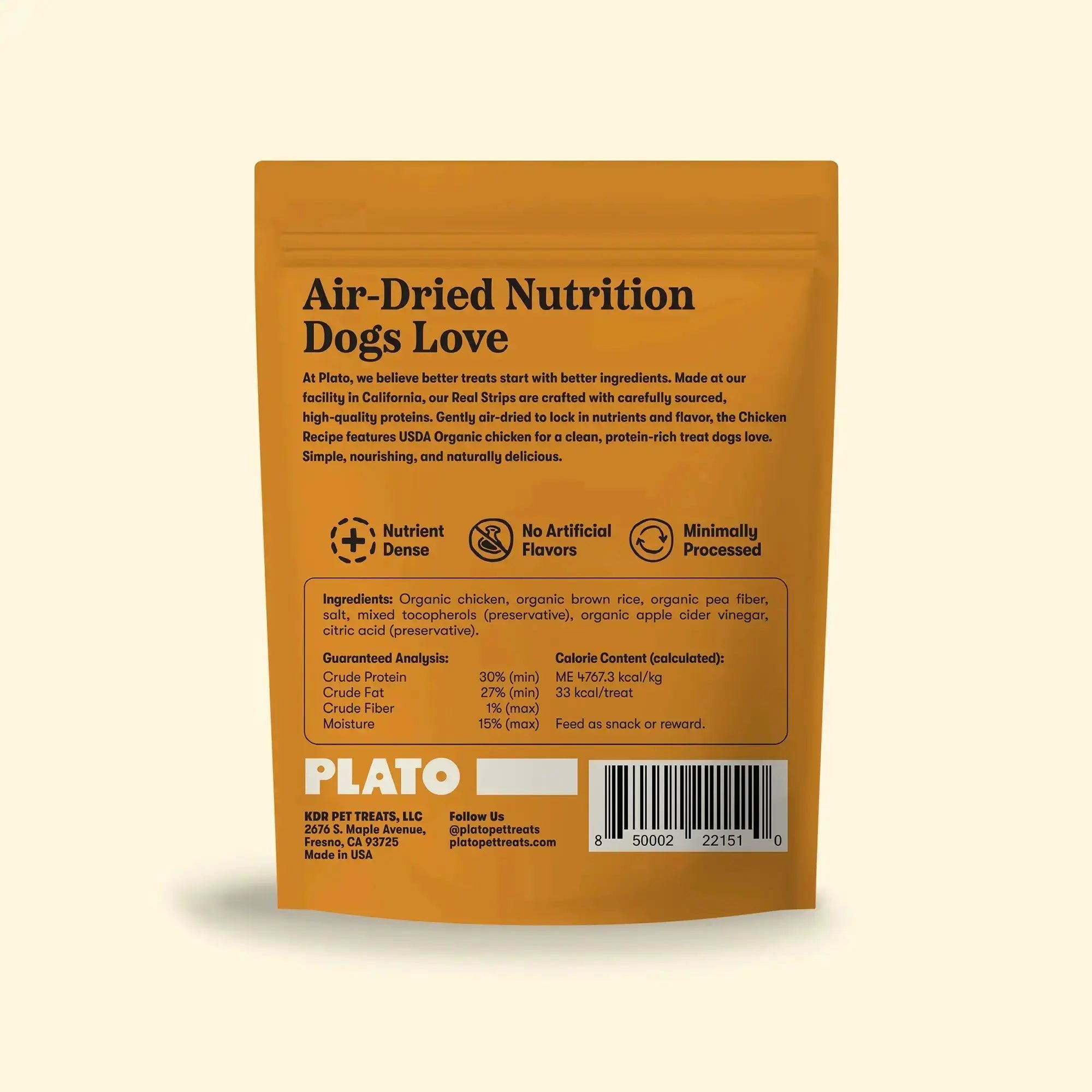 Plato Organic Chicken Strips 6oz - Image 2