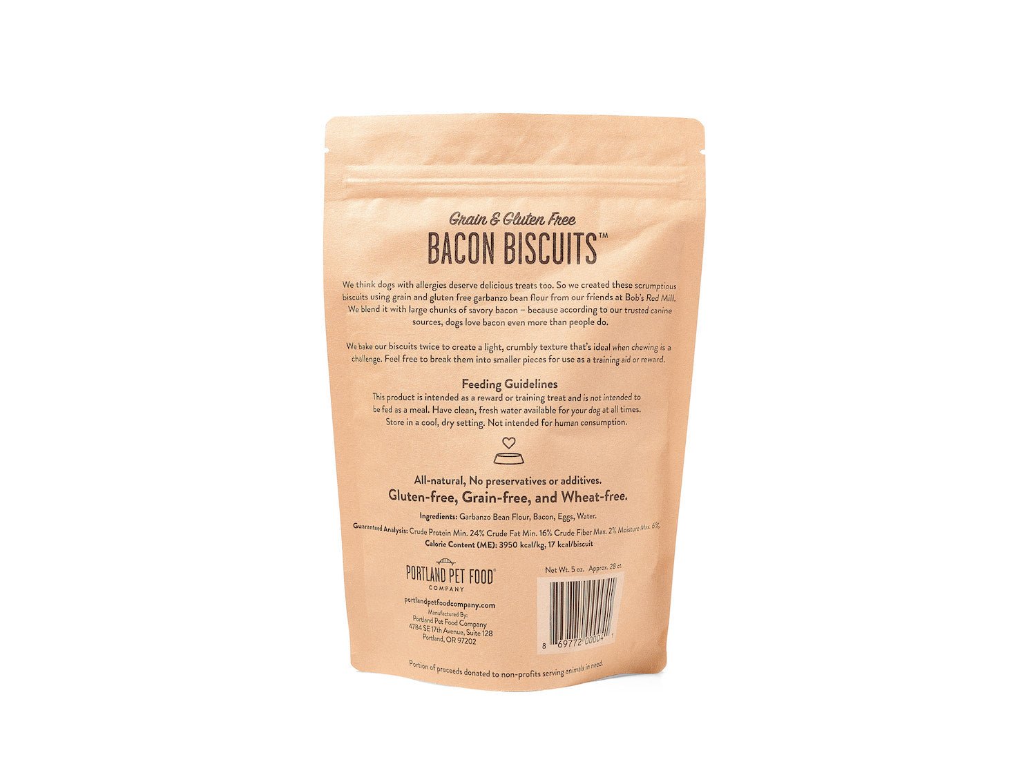 PortPet GF Bacon Bisct 5oz - Image 2