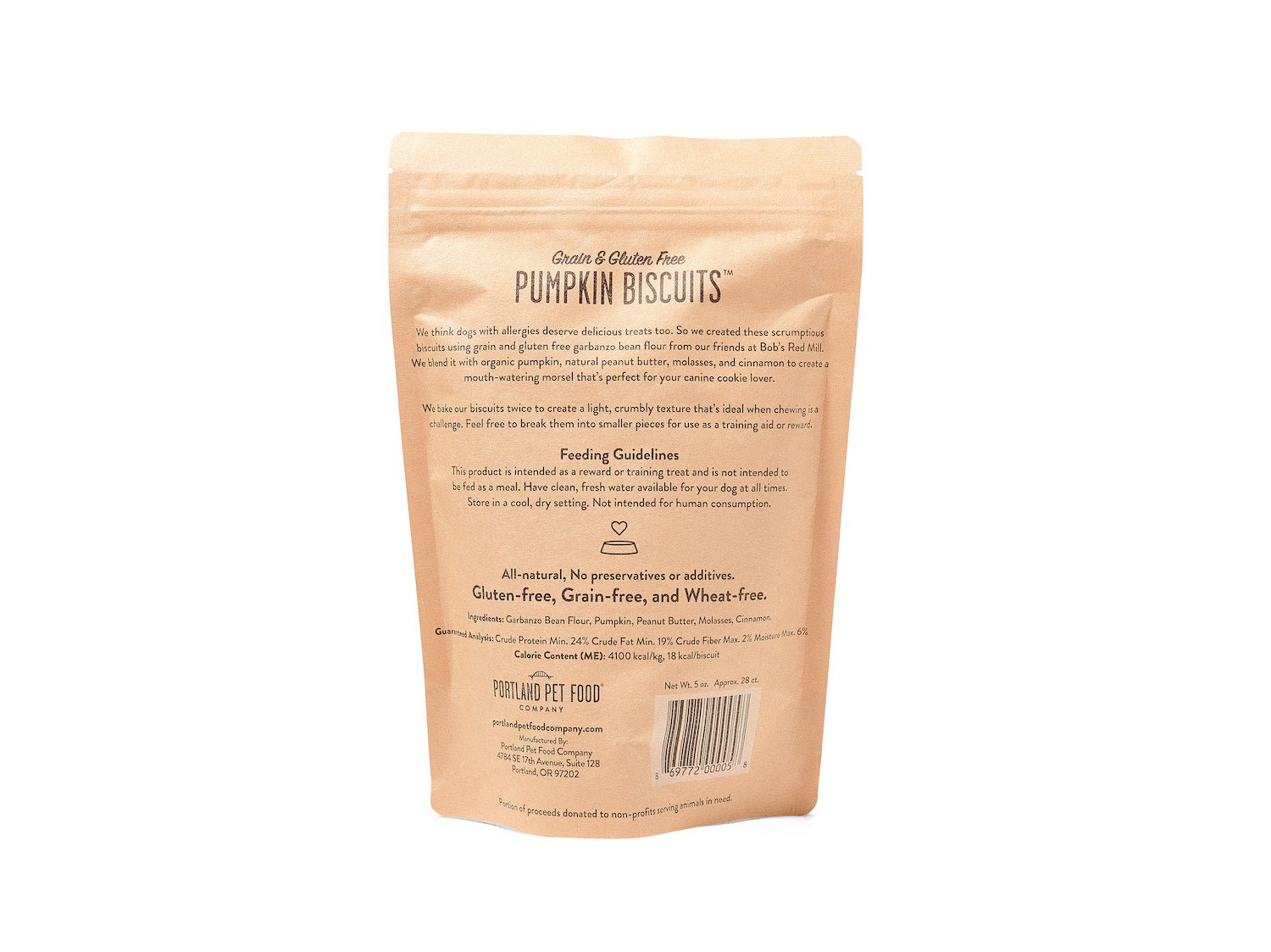 PortPet GF Pumpkin Bisct 5oz - Image 2