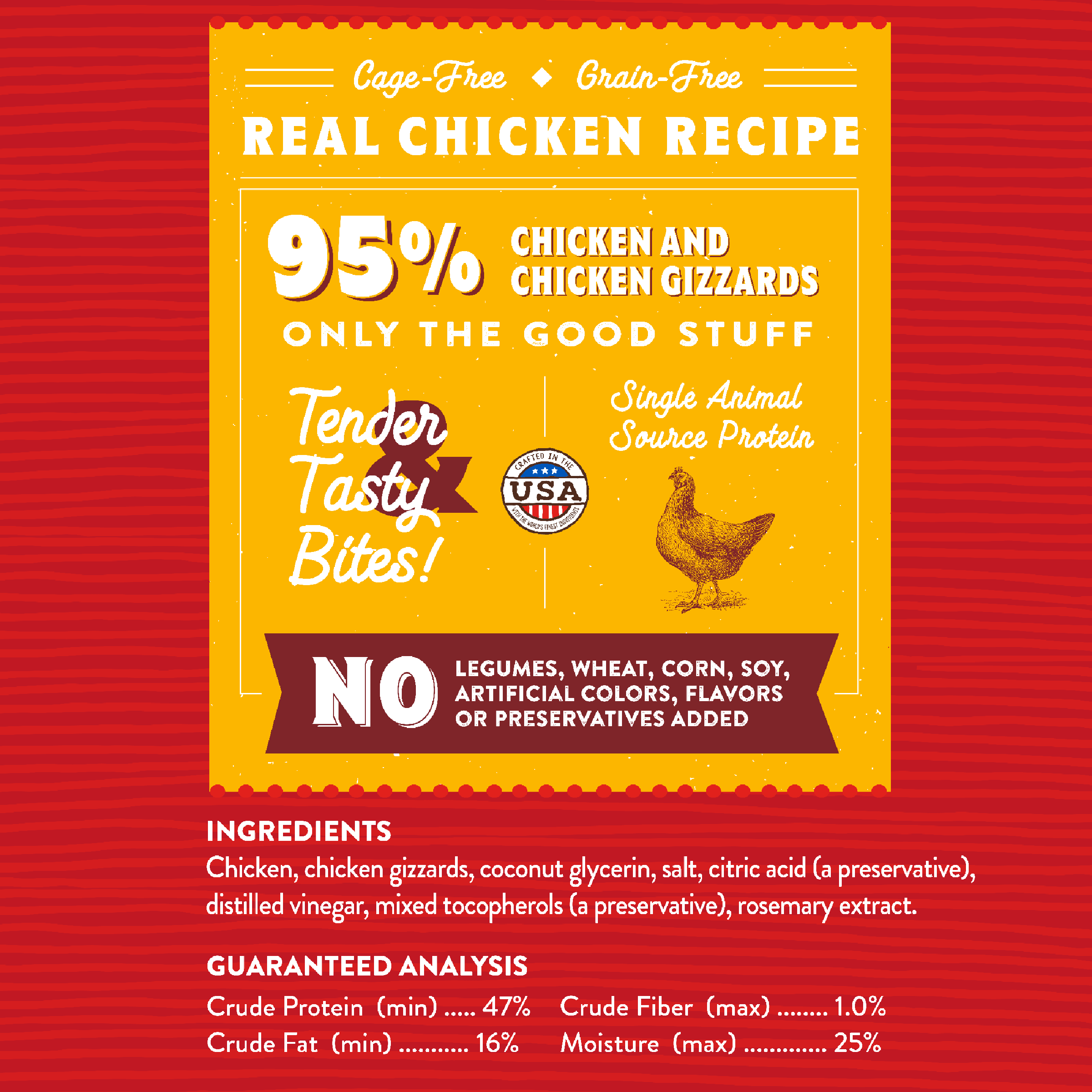 S&C Just Jerky Bites Chicken 6oz - Image 2
