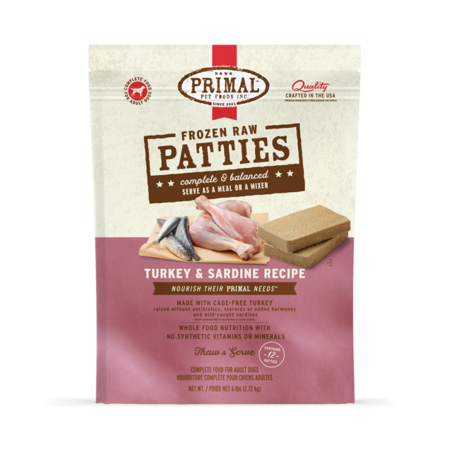 Primal Patties Turkey 6#