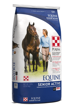 Equine Senior ACTIVE feed w/hay