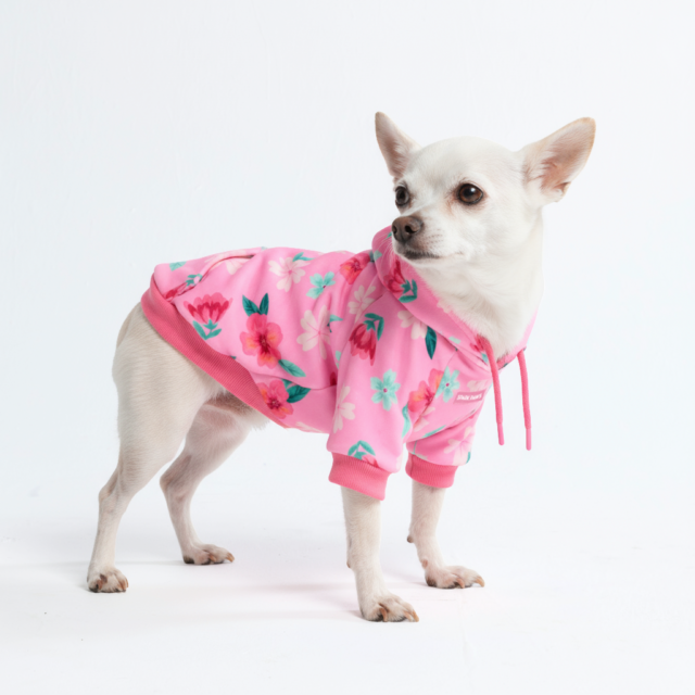 Spark Paws Hoodie PNKFlower D 5X