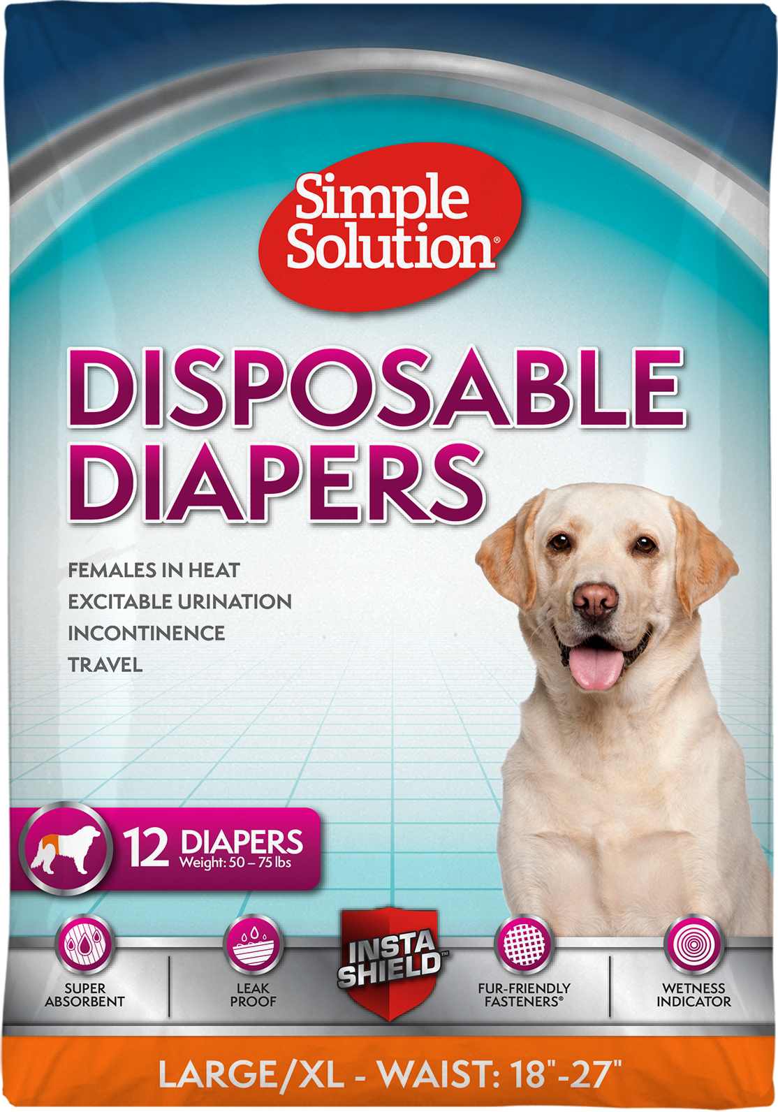Simple Solution Disp. Diapers XL